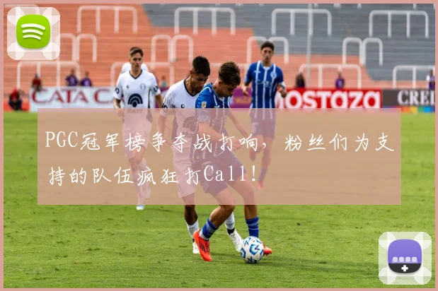 PGC冠军榜争夺战打响，粉丝们为支持的队伍疯狂打Call！